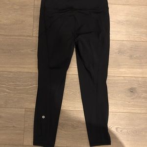 Lululemon Final Lap Leggings Sz 8 (Medium) Black